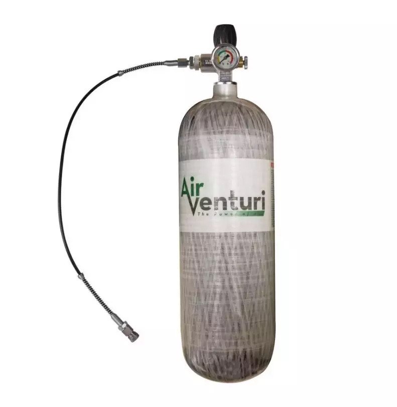 Air Venturi Carbon Fiber Tank, 4500 PSI, 74 Cu Ft Solargas Comercializadora