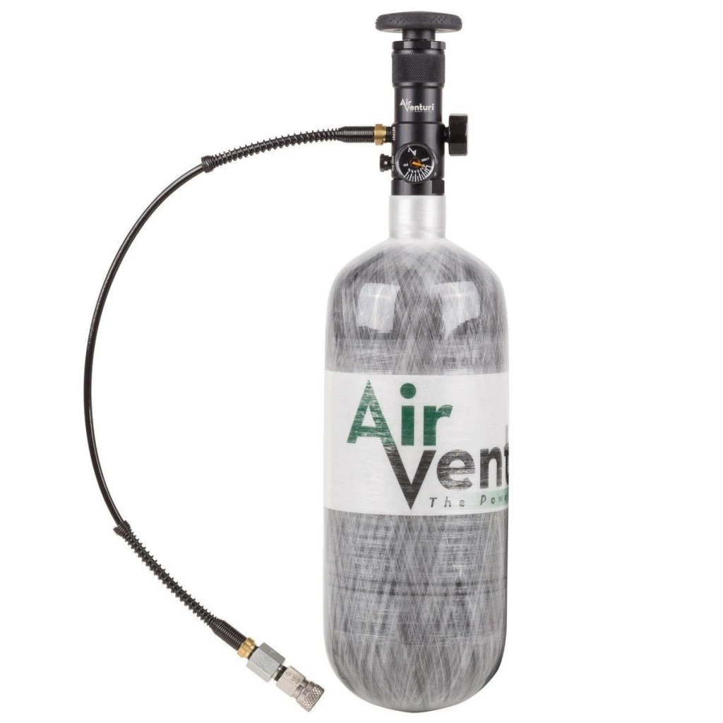 Air Venturi Carbon Fiber Air Tank & Fill Station, 4500 PSI, 90 Cu In