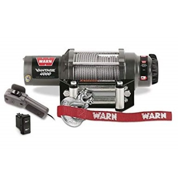 Warn Vantage 4000 Lbs, 12 Volt Winch with Synthetic (Con control Remoto)