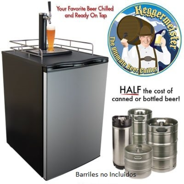 Dispensador de Cerveza Stainless Beer Refrigerator Keg Dispenser