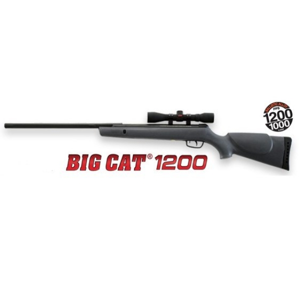 Gamo Big Cat 1200fps 177 Caliber, 1200 fps with PBA 4X32 Air Scope