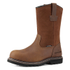 Botas de Trabajo Wellington de cuero con Puntera de acero blanda para hombre de la Marca NINGO, estilo western